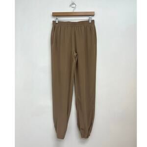 Brochu Walker Elastic Waist Silk Jogger Pants Quiet Luxury Neutral - Petite